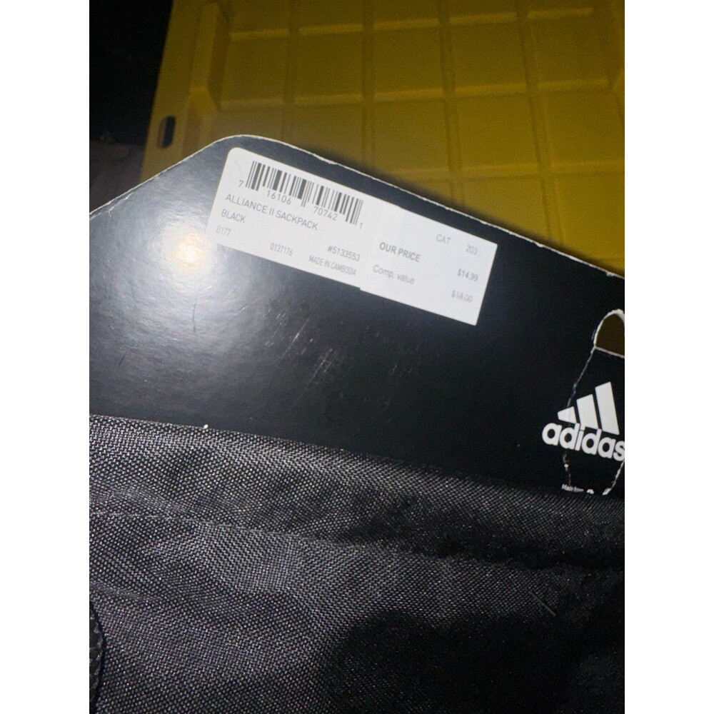 Adidas black drawstring shoulder bag - Picture 8 of 9